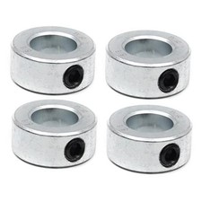 Screw Style Zinc Plated Carbon Steel Bore Shaft Collar Set 5/8" 4