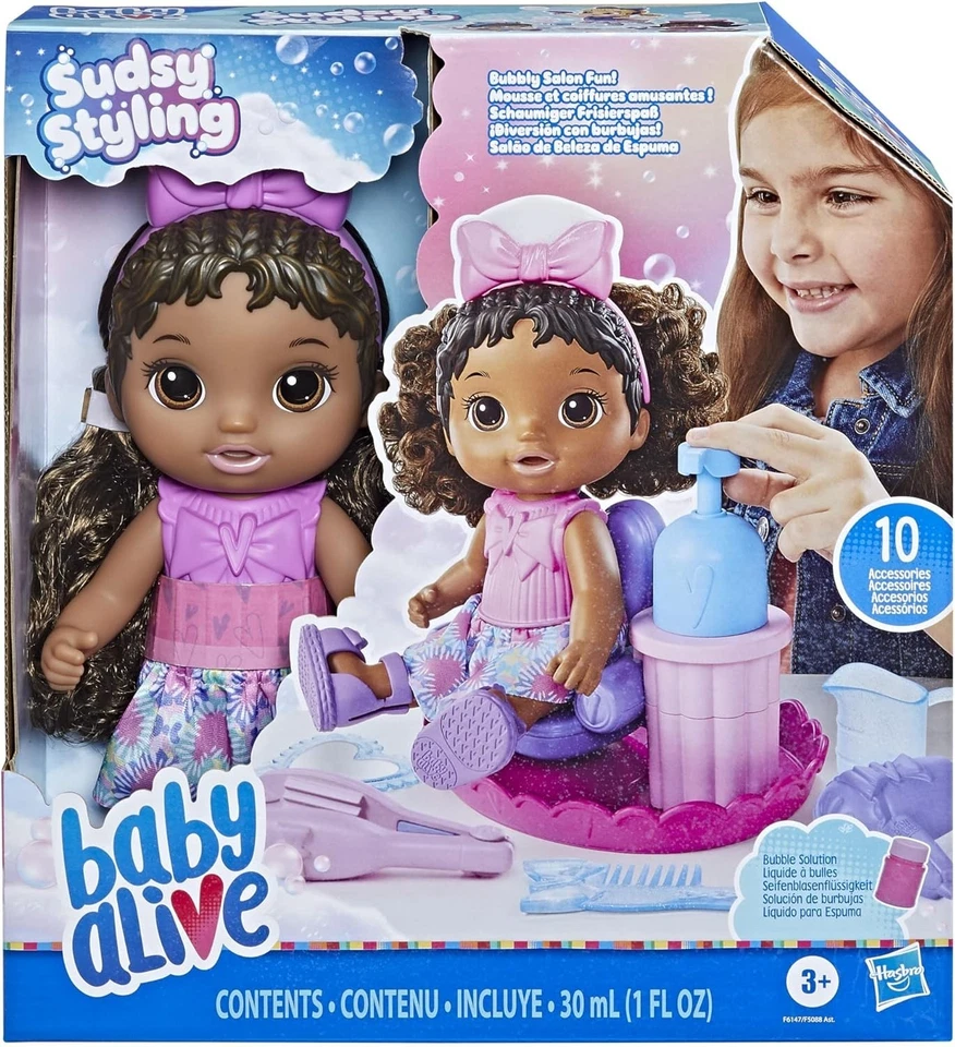 BABY LIVING SUDSY СТИЛЬ BABY DOLL F6147 ПУЗЫРЧАТЫЙ САЛОН ВЕСЕЛО! НОВЫЙ - Изображение 2 из 4
