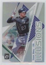 2019 Panini Donruss Optic Illusions Holo Prizm Trevor Story #OI-5 7qg