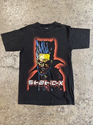 Vintage Static X Cold We re So Cold 2002 Shirt Size S Y2K Nu Metal Band