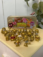 Moshi Monsters Konvolut 21 Gold Monster Sammlung Figuren Limited Edition 