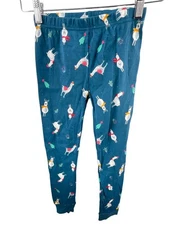Carter’s Printed Christmas Llama Pajama Pants Size 7 Pull On Elastic Sleepwear