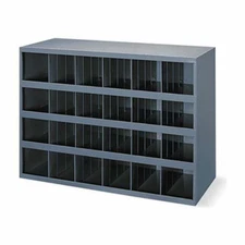 Metal 24 Compartment / slot / hole Storage Bin, Cabinet For Nuts, Bolts 356