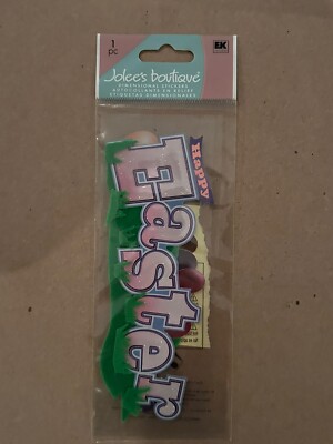 Rare Jolee s Happy Easter Scrapbook Stickers 