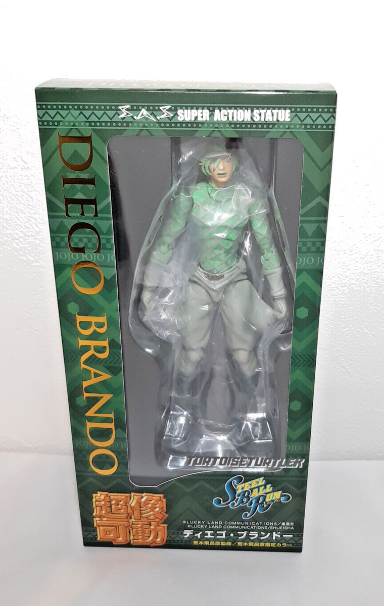 SUPER ACTION STATUE Diego Brando JOJO Steel Ball Run Action Figure