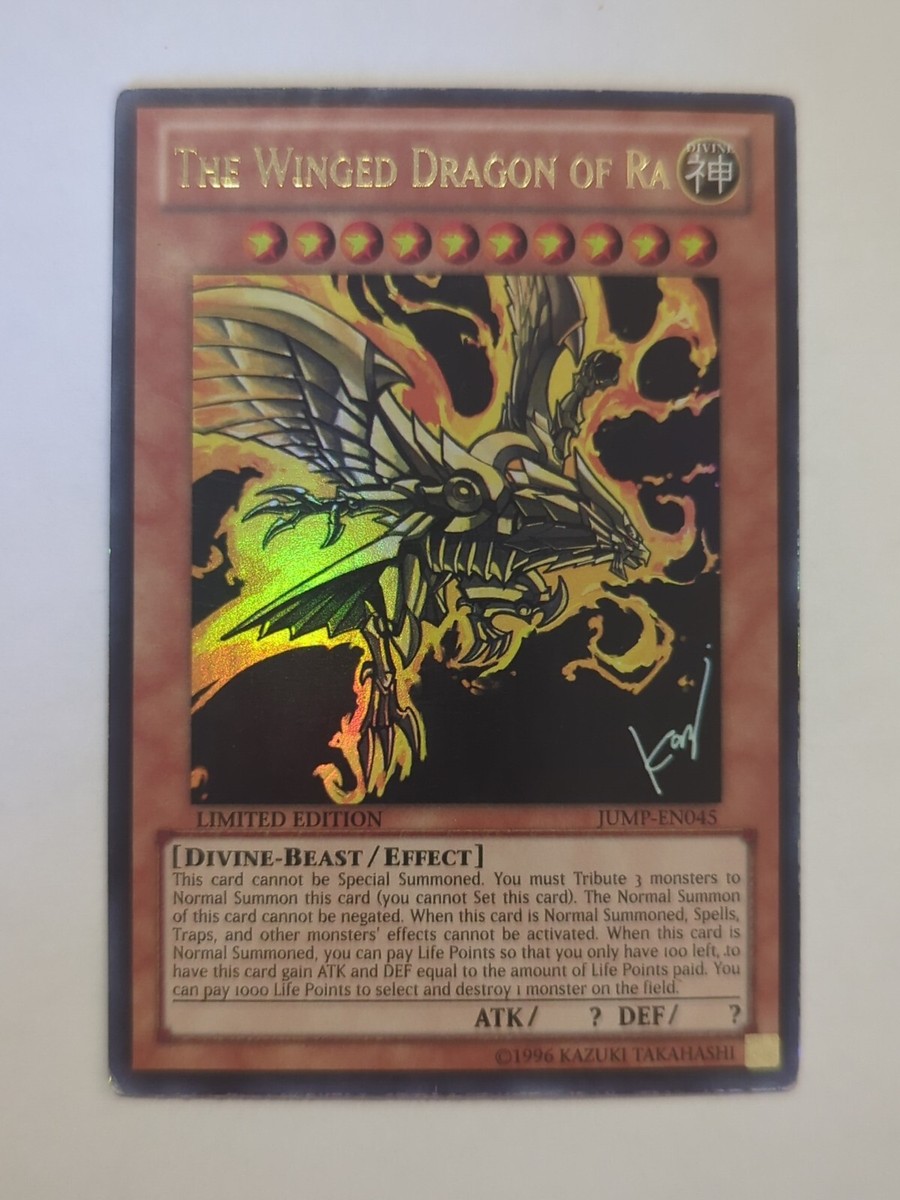 Yu-Gi-Oh! The Winged Dragon of Ra JUMP-EN045 (UR) LP | eBay