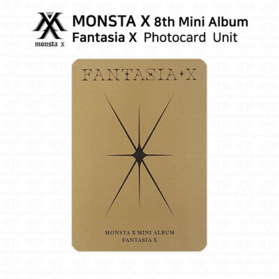 MONSTA X 8th Mini Album Fantasia X Offcial Photocard Unit Version