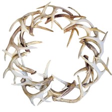 Antlers Wreath Decorations Simple Christmas Artificial Wreaths for Outdoor