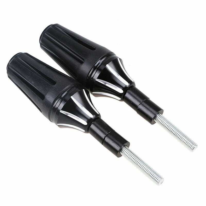 Protector de choque deslizante de marco de motocicleta negro ajuste universal apto para BMW Foto 2 de 4