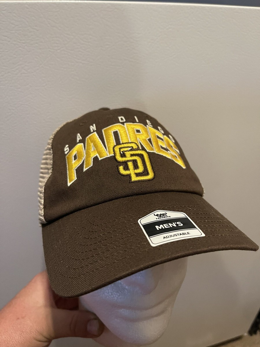 San Diego Padres SD MLB ADJUSTABLE Hat Brown NWT FAN  display picture 2