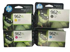 GENUINE HP 962XL Black Cyan Magenta Yellow Ink Cartridges