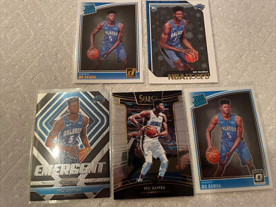 2018-19 panini select mo bamba rc lot 5x prizm optic magic wow