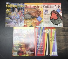 Lot of 10 Quilting Arts Magazines SC Magazines 2003-2021