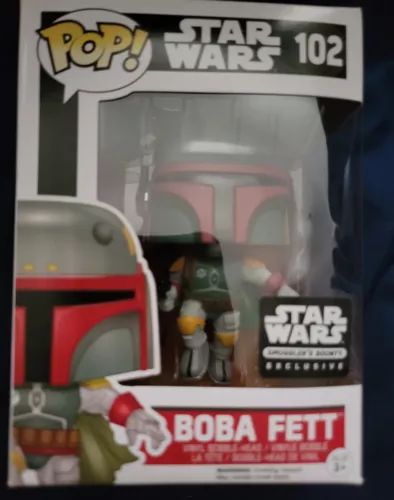 UNOPENED Funko Pop!  Boba Fett Smuggler’s Bounty Exclusive #102 Star Wars