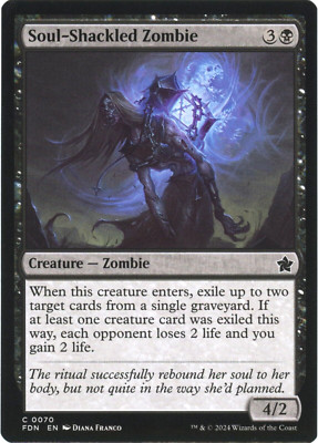 Soul-Shackled Zombie - 0070 - Foundations - Magic the Gathering (MTG)