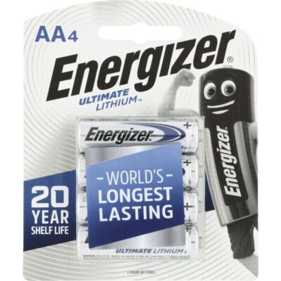 4 x Energizer Lithium AA Mignon Batterie FR6 im Blister