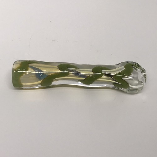 HEAVY HAND PIPA USA TOBACCO ART CHILLUM 3” SMOKING BOWL 1 ONE HITTER BLOWN GLASS - Picture 9 of 11