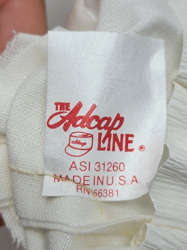 2 Vintage BLP Mobile Paints Painters Hat Cap White Adult Work Company Adcap USA - Picture 6 of 9