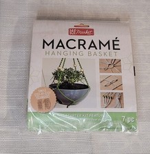 Make Market Macrame hanging basket 7pc starter kit