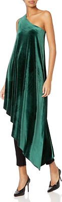 Norma Kamali 252333 Women's One Shoulder Diagonal Tunic Size S/36