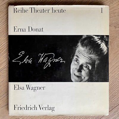 Elsa Wagner | Reihe Theater heute Nr. 1 von Erna Donat | signiert! | TOP Zustand