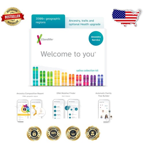 Personalized DNA Test with 80+ Reports - Easy 3-Step Process & Privacy Focused