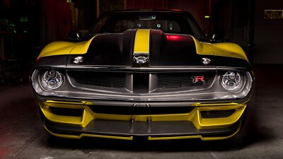 1972 AMC Javelin AMX Defiant front | 24X36 inch POSTER | muscle car