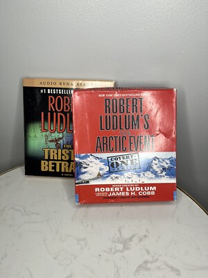 (2) The Tristan Betrayal & The Arctic Event- Audio Books CD By Ludlum, Robert