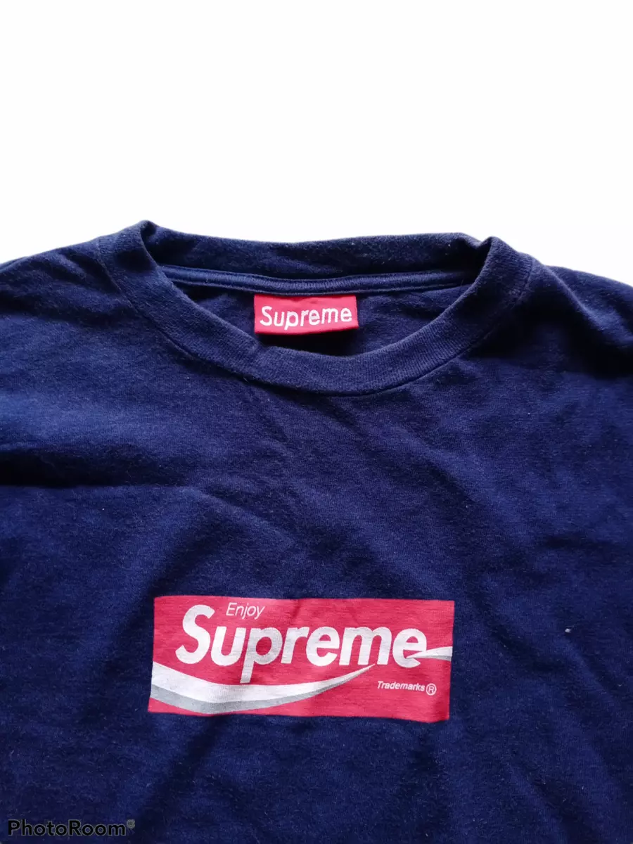 Supreme Coca Cola Box Logo Coke Tshirt Tee Enjoy Supreme | eBay