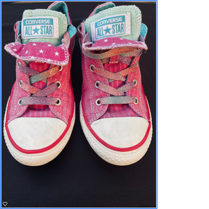 sparkly converse size 3