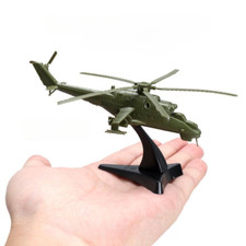 Mini Airplane Fighter Model, Easy To Assemble, Plastic, with Base, Paintable