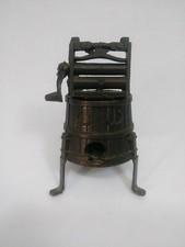 Vintage Die-Cast Minature Replica Wash Tub & Rollers Pencil Sharpener BROKEN