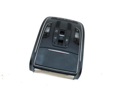 2014 AUDI A8 (D4 4H) FRONT CENTER ROOF PRIMARY DOME LIGHT ASSEMBLY (BLACK)