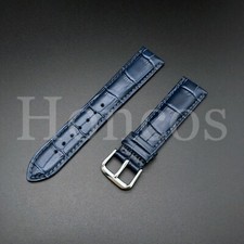 21MM CUSTOM LEATHER WATCH BAND STRAP FITS FOR LONGINES MASTER COLLECTION BLUE