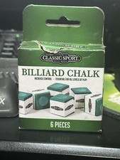 Classic Sport 4-PK BILLIARD CHALK Pre-Hollowed to Fit Cue Tips missing 2