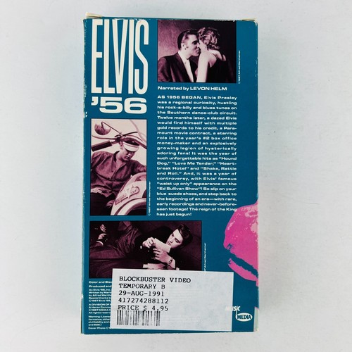 Elvis Presley - '56 Year That Made The Difference VHS Video Tape 1987 - Picture 2 of 2
