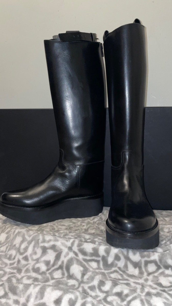 ANN DEMEULEMEESTER レザーブーツ　41 ann demeulemeester boots black brand new includes dust bag size 41