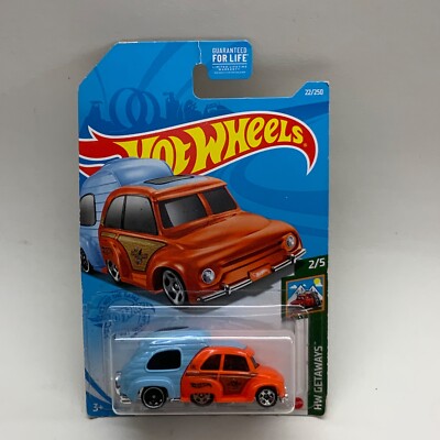HOT WHEELS RV THERE YET  Orange & BLUE HW GETAWAYS SERIES 22/250 2/5 Smoke Free 