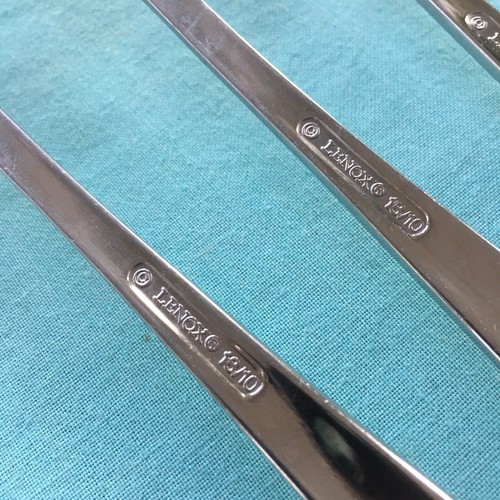 4 Tafelgabeln Lenox Brookfield 18/10 Edelstahl Besteck Porzellan - Bild 5 von 5