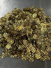 QTY 1 TRADESHIP BRASS SPUR GEAR MODULE 0.5 PITCH 36 TEETH 5-40 BORE DARKER COLOR