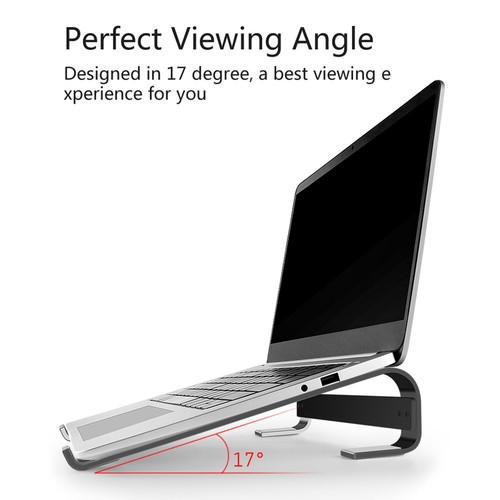 Laptop Computer Stand Holder Notebook PC Desk Non-Slip Riser for 10-18 inch - Picture 15 of 15