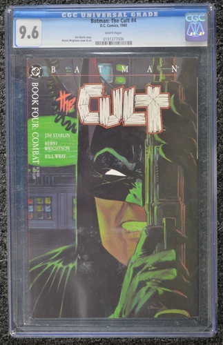 1988 DC COMICS BATMAN: THE CULT #4 CGC GRADED 9.6