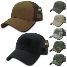 RAPDOM Low Crown Air Mesh Constructed Military Tactical Operator Patch Cap Hats