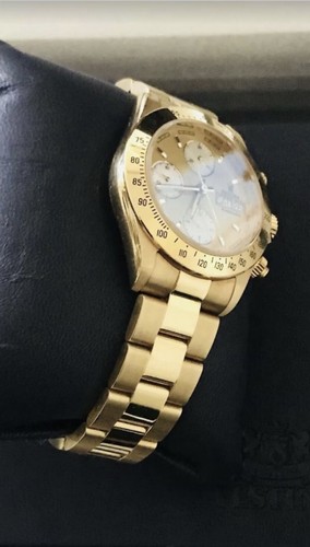 RARE FESTINA Chronograph F652-F25A- Solid 18K Gold “Daytona Style” SWISS MADE - Picture 8 of 24