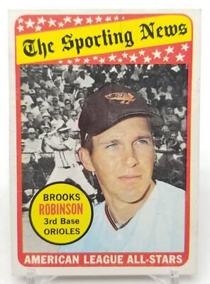 1969 Topps BROOKS ROBINSON The Sporting News AL All Stars #421