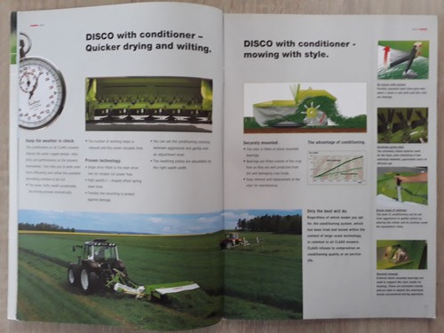 Claas Disco Forage Harvest Cutter Brochure 2004 - 2650 3050 3450 3000 8550 8700 - Picture 4 of 14