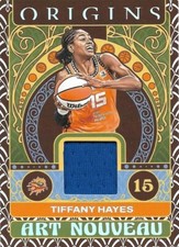 2023 WNBA PANINI ORIGINS TIFFANY HAYES ART NOUVEAU JERSEY RELIC #AN-THS SUN ACES
