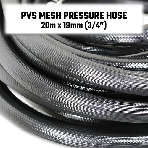 Fire Fighting Hose Kit 20M 3/4″ Pressure W/ Nozzle 5M 1.5" Suction for Pump - Picture 2 of 8