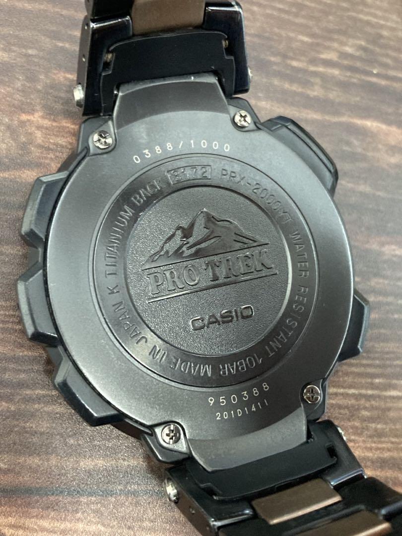 時計 CASIO PROTREK PRX-2000T MANASLU PRX-2000T: Casio updates its Protrek watch series | TechCrunch