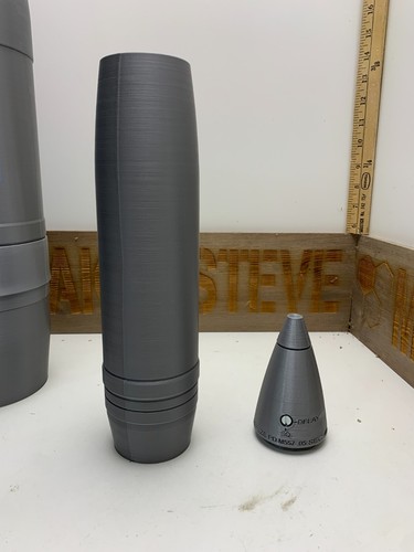 1:1 75mm M1 Shell good for M48 75h or 75G - Life Size- Replica- ALL PLASTIC - Picture 4 of 8